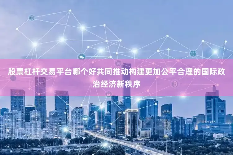 股票杠杆交易平台哪个好共同推动构建更加公平合理的国际政治经济新秩序